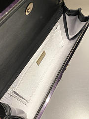 Colestore Jimmy Choo Sweetie Lavender & White Dégradé Glitter Acrylic Clutch Bag 24x10x5cm - 4