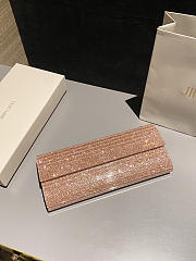 Colestore Jimmy Choo Sweetie  Rose Fine Glitter Acrylic Clutch Bag 24x10x5cm - 6
