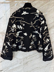 Colestore Chanel Jacket - Wool & cashmere, black, gold & white  - 3