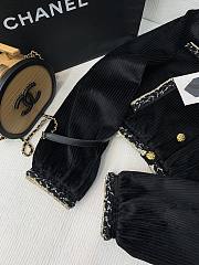 Colestore Chanel Jacket Corduroy  Black, Gold & White - 6