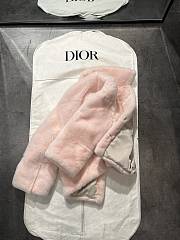 Colestore Dior Faux Fur & Shearling Jackets Light Pink - 4