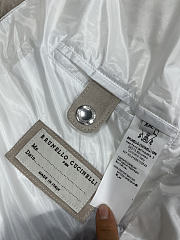Colestore Brunello Cucinelli Lightweight down vest for Man in Ivory  - 6
