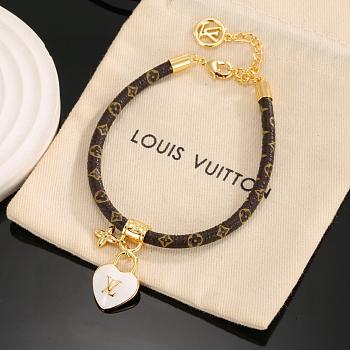 Colestore Louis Vuitton Sweetheart Bracelet White