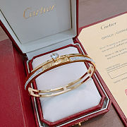 Colestore Cartier Radiant Solitaire Dual-Band Bracelet - 6