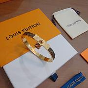 Colestore Louis Vuitton Golden Lock Monogram Bangle - 1