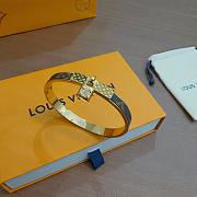 Colestore Louis Vuitton Golden Lock Monogram Bangle - 3