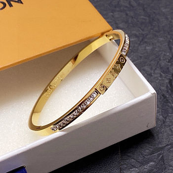 Colestore Louis Vuitton Nanogram Cuff Bangle