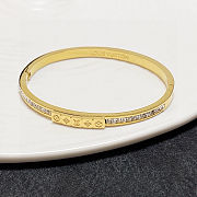 Colestore Louis Vuitton Nanogram Cuff Bangle - 6