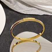Colestore Louis Vuitton Nanogram Cuff Bangle - 2