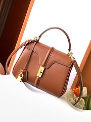 Colestore Celine 16 In Satinated Calfskin Tan 23x18x10cm - 1