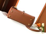 Colestore Celine 16 In Satinated Calfskin Tan 23x18x10cm - 6
