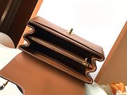 Colestore Celine 16 In Satinated Calfskin Tan 23x18x10cm - 5