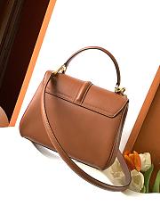 Colestore Celine 16 In Satinated Calfskin Tan 23x18x10cm - 3