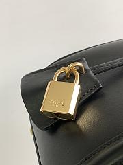 Colestore Celine 16 In Satinated Calfskin Black 23x18x10cm - 4