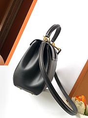 Colestore Celine 16 In Satinated Calfskin Black 23x18x10cm - 3