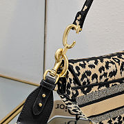 Dior Saddle Multicolor Mizza Embroidery M0446 Size 25cm - 6
