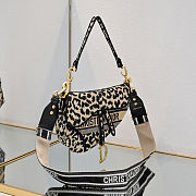 Dior Saddle Multicolor Mizza Embroidery M0446 Size 25cm - 4