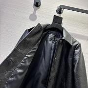 Colestore Gucci Embossed GG leather jacket Black - 5