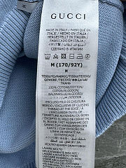 Colestore Gucci GG Cotton Crewneck Top Pale Blue - 5