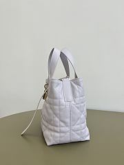 Colestore Dior Small Dior Toujours Vertical Tote Bag Lilac 18x16x12cm - 6