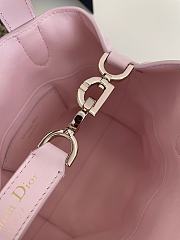 Colestore Dior Small Dior Toujours Vertical Tote Bag Light Pink 18x16x12cm - 6