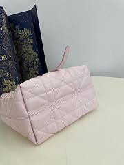 Colestore Dior Small Dior Toujours Vertical Tote Bag Light Pink 18x16x12cm - 4