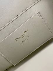 Colestore Dior Small Dior Toujours Vertical Tote Bag White 18x16x12cm - 5