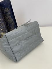 Colestore Dior Small Dior Toujours Vertical Tote Bag Stone Gray 18x16x12cm - 4