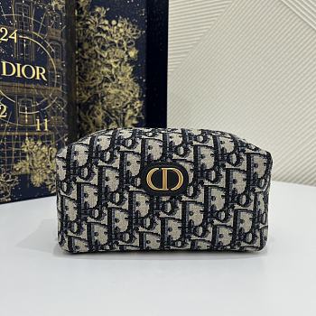 Colestore Dior 30 Montaigne Vénus Pouch Blue Dior Oblique Jacquard