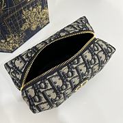 Colestore Dior 30 Montaigne Vénus Pouch Blue Dior Oblique Jacquard - 5
