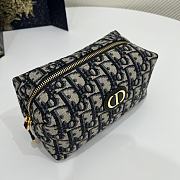 Colestore Dior 30 Montaigne Vénus Pouch Blue Dior Oblique Jacquard - 3