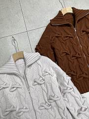 Colestore Brunello Cucinelli Cable-knit cashmere zip-up cardigan - 5