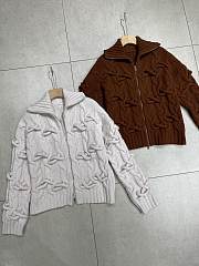 Colestore Brunello Cucinelli Cable-knit cashmere zip-up cardigan - 2