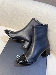 Colestore Chanel Patent Leather Ankle boots Black - 4