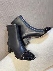 Colestore Chanel Patent Leather Ankle boots Black - 2