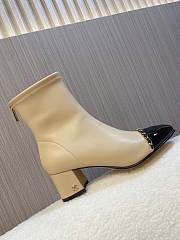 	 Colestore Chanel Patent Leather Ankle boots Beige - 6