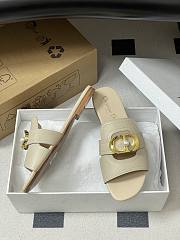 Colestore Dior 30 Montaigne Slide Cream Calfskin - 4