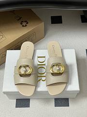 Colestore Dior 30 Montaigne Slide Cream Calfskin - 3