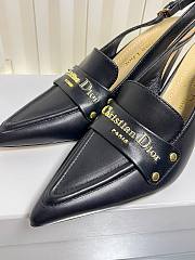 Colestore  Dior Boy Slingback Pump Black Supple Calfskin - 3