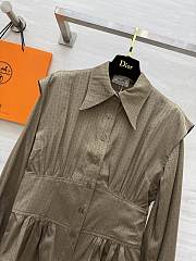 Colestore Hermes Monogram Jacquard Peplum Shirt - 2