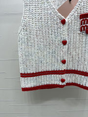 Colestore Miu Miu Wool V-neck Knitted Vest - 2