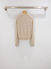 Colestore Miu Miu Embroidered Cashmere Cardigan Albino White - 5