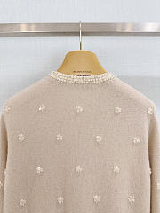 Colestore Miu Miu Embroidered Cashmere Cardigan Albino White - 2