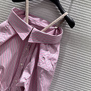 Colestore Miu Miu Striped Poplin Dress Pink - 3