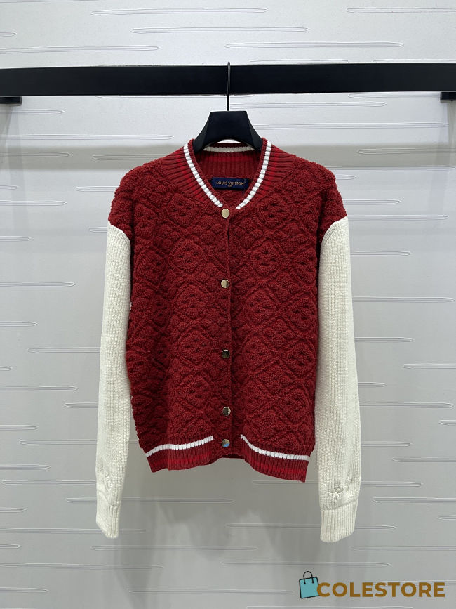 Colestore Louis Vuitton Red Monogram Jacket - 1