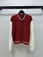 Colestore Louis Vuitton Red Monogram Jacket - 1