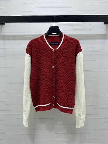Colestore Louis Vuitton Red Monogram Jacket