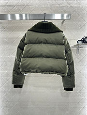 Colestore Gucci Fine Gabardine Nylon Puffer Jacket in Forest Green - 6