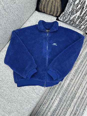 Colestore Balenciaga Men's 3b Sports Icon Ski Zip-up Jacket in Light Marine Blue