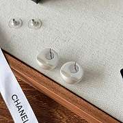 Colestore Chanel CC Logo White Pearl Earrings White - 2